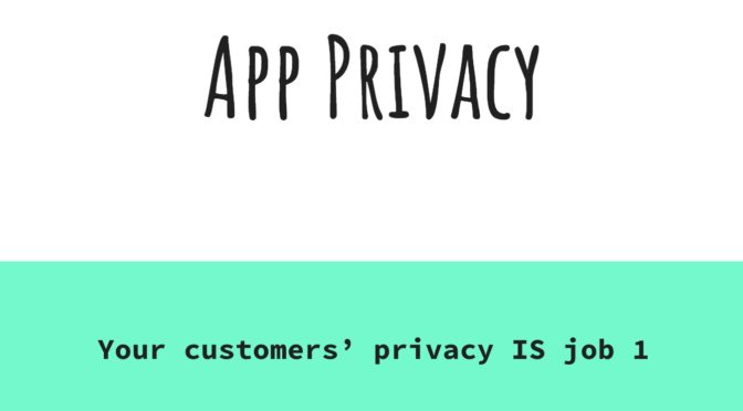 App Privacy Workshop (Updated)